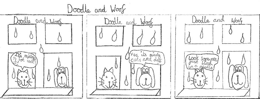 Doodle and Woff Cartoon 21 November 2009